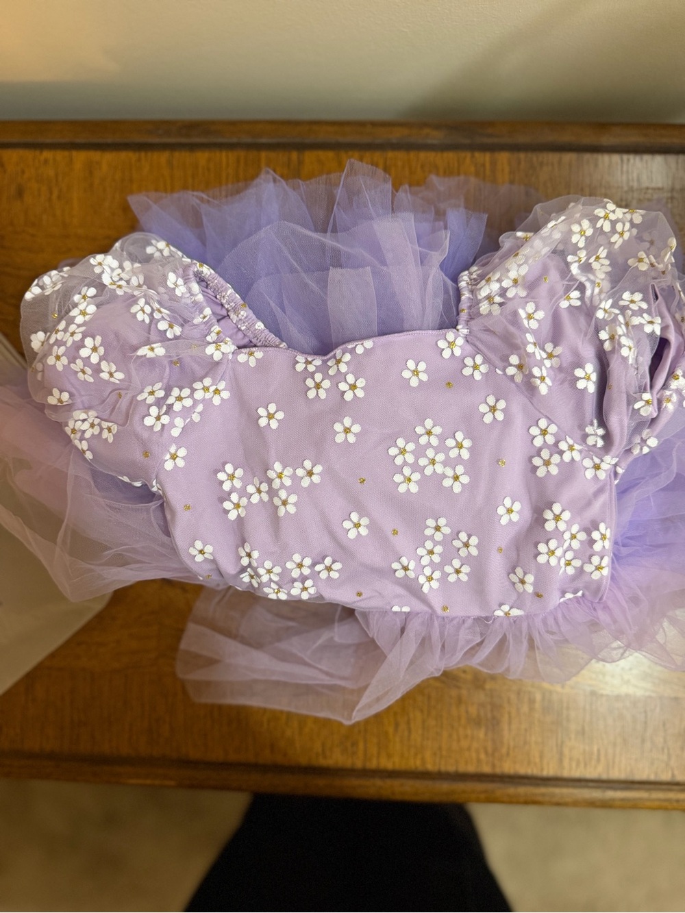 NWT Amazon Girls Purple Floral Tutu Dance dress! - Picture 9 of 10